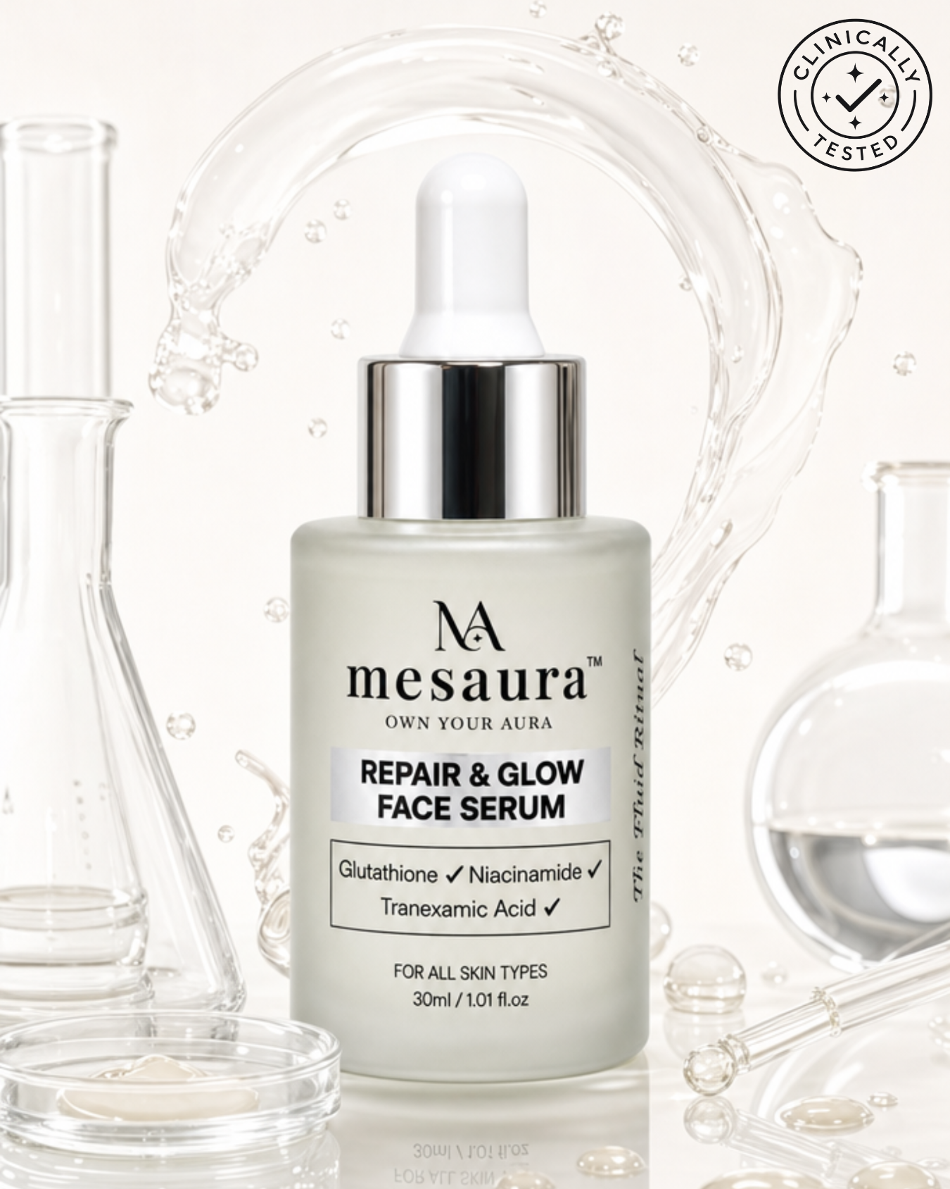 Translation missing: en.Repair and Glow Face Serum - Glutathione + Tranexamic Acid | 30ml