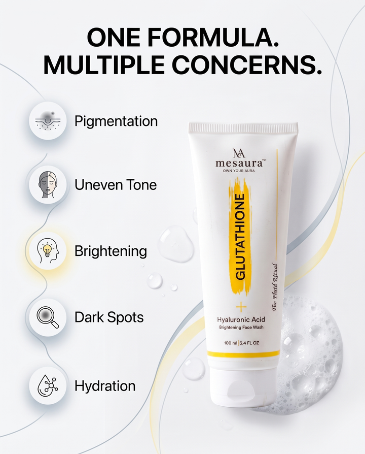 Translation missing: en.Brightening Daily Face Wash - Glutathione + Hyaluronic Acid | 100ml